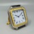 Mid-Century Modern Santos Pendulette Alarm Clock by Cartier, Swiss, 1980s For Sale - Image 3 of 8