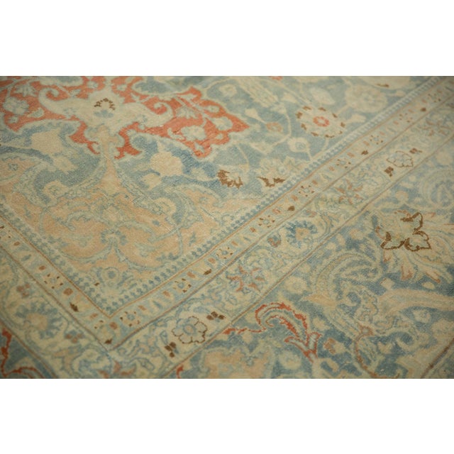 1940s Vintage Persian Tabriz Roundel Medallion Wool Carpet For Sale - Image 11 of 16