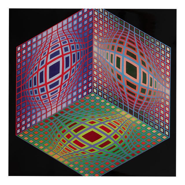 Victor Vasarely, TEST 2, Photogravure For Sale