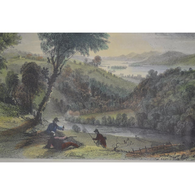 Sculpture Materials 19th C. Set 3 Thomas Allom Antique Engravings in Fine J Pocker Cross-Hatch Gilt Frames. For Sale - Image 7 of 11