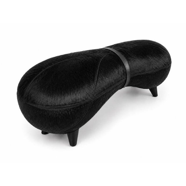 Contemporary ZEP Bench in Leather by Christophe Perichon For Sale - Image 3 of 8