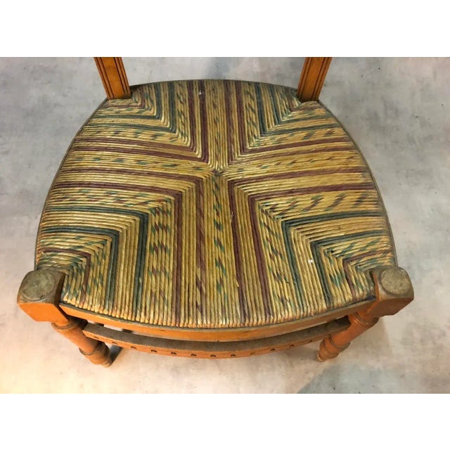 19h Century Provençal Nurse Chair For Sale - Image 9 of 11