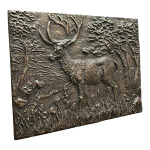 1950's Vintage Stag Relief Plaque