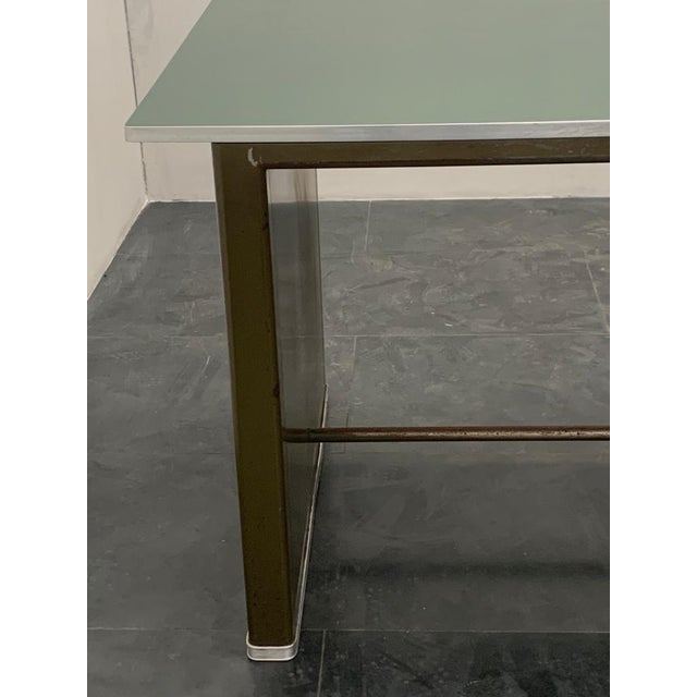 Metal Aluminium Desk with Laminate Top from Carlotti, 1950s For Sale - Image 7 of 11