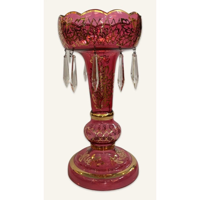 Used most often as mantle decorations, lustres offered a sparkle to the room, their prisms catching light in the room and...