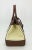 Ralph Lauren Cream and Brown Leather Rickey Bag in good condition. Cream leather body trimmed with brown leather and gold...