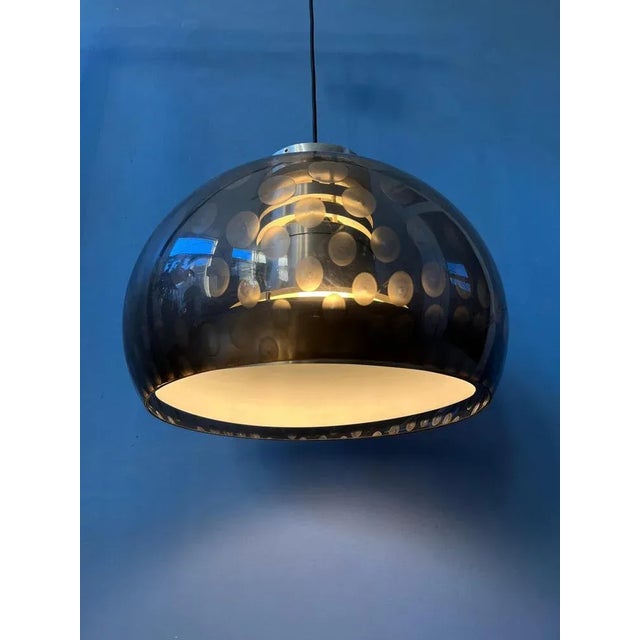 1970s Space Age Mushroom Pendant Lamp by Herda, 1970s For Sale - Image 5 of 11