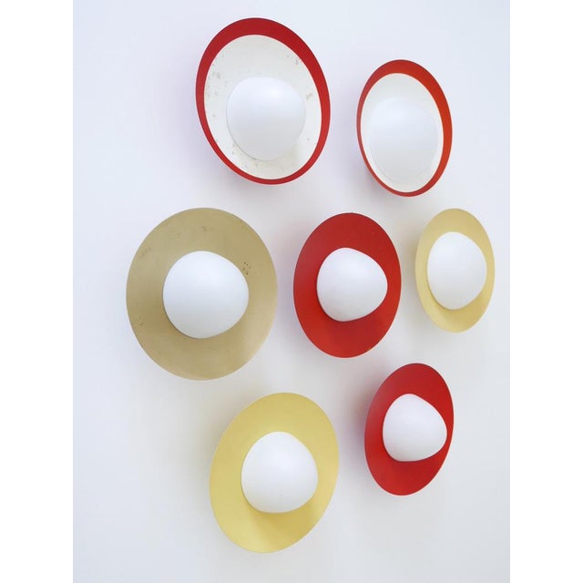 Mid-Century Modern Ceiling Lights by Kaiser Leuchten, Germany, 1950s, Set of 7 For Sale - Image 3 of 18