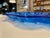 Plastic Huge Blue Acrylic Faux Tortoise Tray, 1970 For Sale - Image 7 of 9