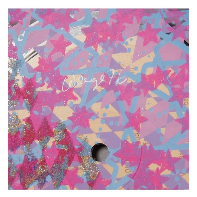 William Weege, Mixed Media Pop Art Abstract Painting on Vinyl Record LP Wall Sculpture Weege, 1976 For Sale - Image 4 of 9