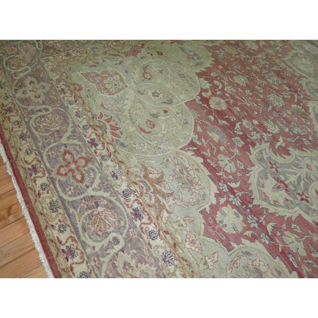 19th Century Antique Zabihi Collection Turkish Sivas Carpet - 9'11" x 13'3" For Sale - Image 10 of 10
