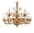 Dark Amber Pagliesco Lively Curls Murano Glass Chandelier by Simoeng for Simoeng For Sale