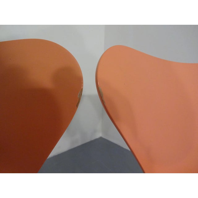 Danish 3107 Chairs by Arne Jacobsen for Fritz Hansen, 1994, Set of 2 For Sale - Image 11 of 18