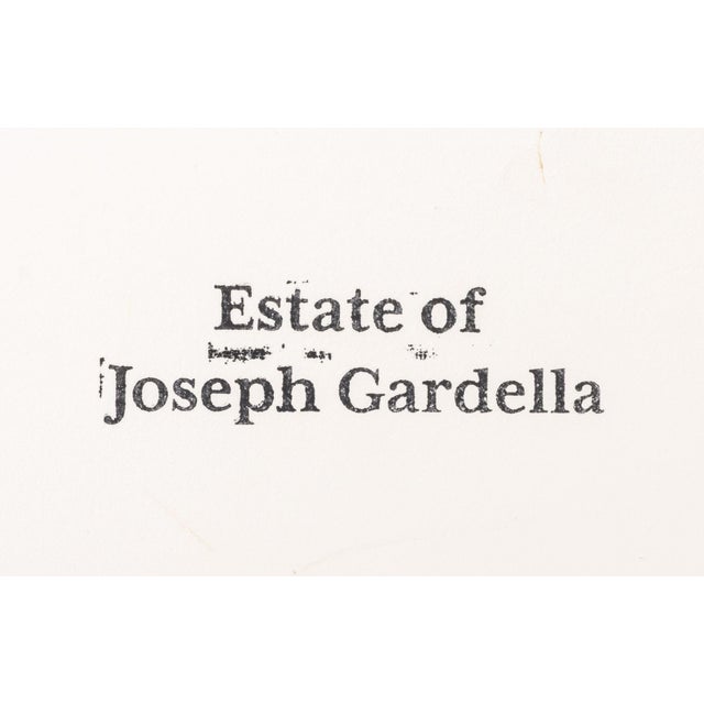 Paper Joseph Gardella Abstraction Graphite For Sale - Image 7 of 7