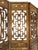 Large Antique Asian Carved Elm Four Panel Folding Screen Room Divider For Sale In Salt Lake City - Image 6 of 18
