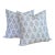 Gp & J Baker Poppy Sprig Pillows in Aqua With Les Touches For Sale