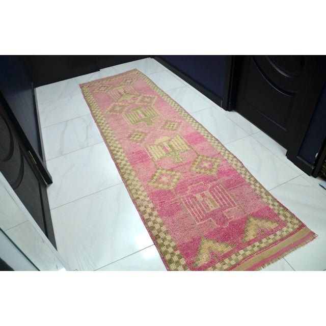 1960s Handmade wool and cotton rug in Turkish Anatolia Carpet, Vintage Area Rug, Turkish Vintage Anatolian Rug, Handmade...