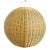Faux Rattan Globe Pendant Light Medium For Sale