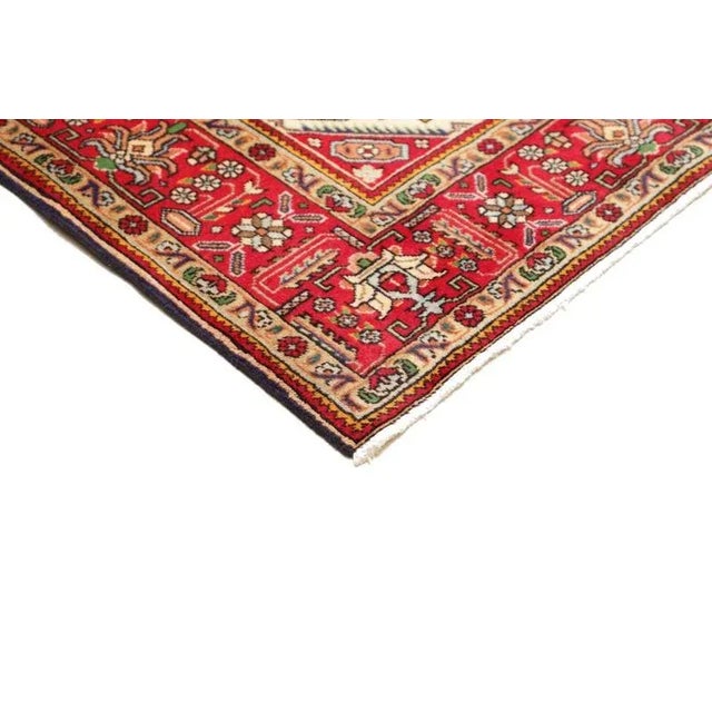 Middle Eastern Hand-Knotted Tabriz Rug For Sale - Image 5 of 11
