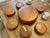 Elevate your tabletop with this iconic Mid-Century Modern 7-piece salad serving set crafted from solid, natural teak....