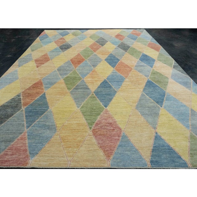 Turkish Oushak Rug 10'2" x 14'5" #18543 Explore a curated collection of hallway runners, wool rugs, and handmade...