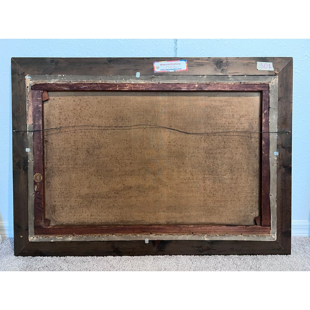 William Dalglish Antique 19c. Oil on Canvas Painting Landscape, Framed For Sale - Image 10 of 11