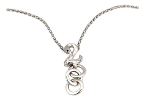 Carrera Y Carrera Diamond Sapphire Swan Pendant