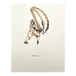 Max Ernst Original Lithograph 1970 Nashwort