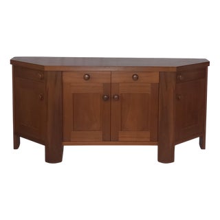 Walnut Sideboard by Silvio Coppola for Bernini, 1970s For Sale