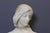 Alabaster Bust of a Young Woman with a Golden Headdress, 1900 For Sale - Image 6 of 15