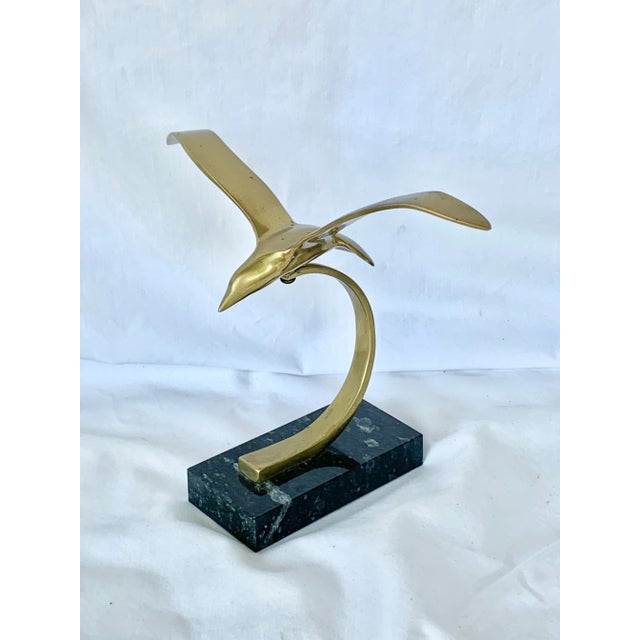 Vintage Brass Seagull Figurine For Sale - Image 13 of 13