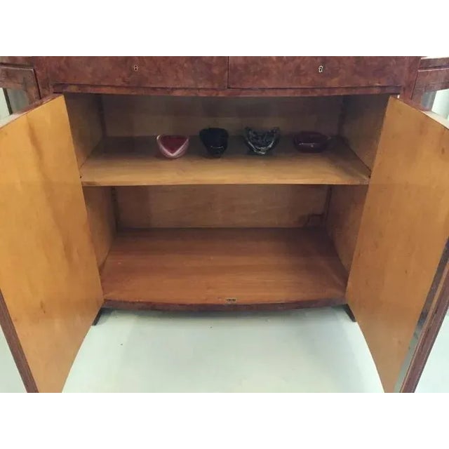 French Art Deco Buffet With Portoro Marble Top For Sale - Image 9 of 9