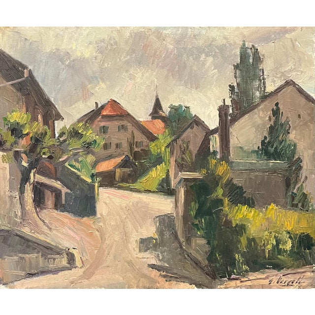 Ernest Voegeli, Backlight at Belmont, Oil on Canvas For Sale