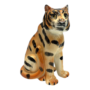 Vintage Ceramic Tiger Figure