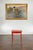 French 1820s Restauration Period Red Side Table with Serpentine Top and Drawer For Sale In Atlanta - Image 6 of 12