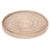 Artifacts Rattan Round Serving / Ottoman Tray in White Wash - 19" For Sale In Houston - Image 6 of 6