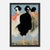 Les Trois Canards is a surrealist portrait of a trio of finely coiffured canards by P. L. Bradbury, printed on archival...