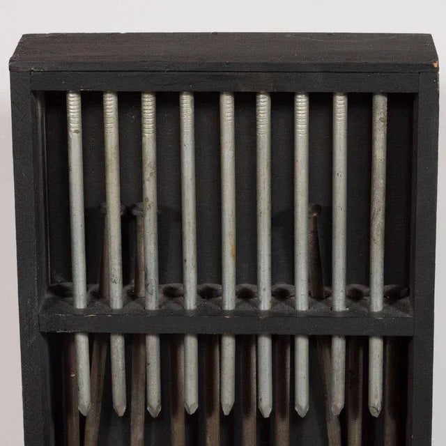 Wood Untitled- Metal and Painted Wood Construction, in the Style of Louise Nevelson For Sale - Image 7 of 8