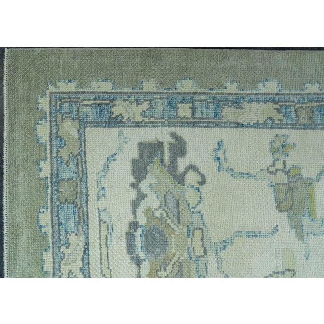 Turkish Oushak Rug 11'10" x 15'7" #19180 For Sale - Image 4 of 8