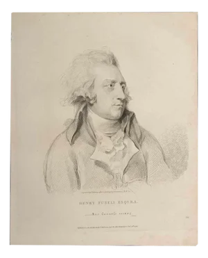 Thomas Holloway, Henry Fuseli Esquerra, Original Etching, 1810