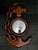 Mid 20th Century Nautical Folk Art Hand-Carved Wooden Anchor and Chain Mirror For Sale - Image 4 of 9