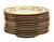 1900s Lenox "Castle Garden" Footed Cups & Saucers; Set/12 For Sale - Image 10 of 10