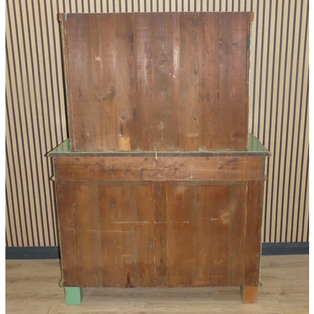 Wood Hand Painted Kitchen Buffet For Sale - Image 7 of 18