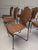Mid-Century Wicker and Iron Dining Chairs attributed to Frederic Weinberg, 1950s, Set of 6 For Sale - Image 14 of 16