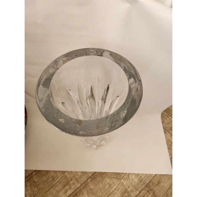 Transparent Baccarat Pauline Vase For Sale - Image 8 of 11