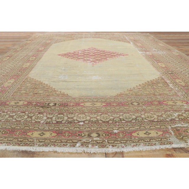 Late 19th Century Antique Persian Khorassan Rug, 09'10 X 12'07 For Sale - Image 10 of 13