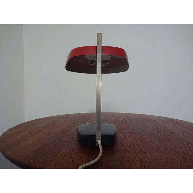 Metal Mid-Century Oslo Desk Lamp by Heinz Pfaender for Hillebrand, Germany, 1960s For Sale - Image 7 of 16