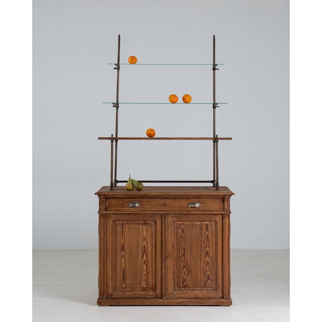 19th Century France Brown Wood Storage Cabinets & Cupboards For Sale In Greensboro - Image 6 of 11