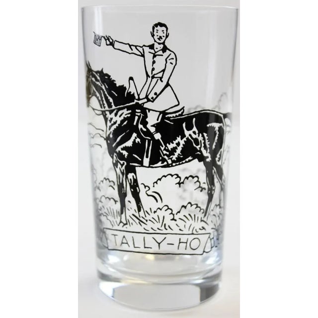 Paul Desmond Brown "Tally Ho" & "The Field" Highball Glasses - A Pair For Sale - Image 5 of 5