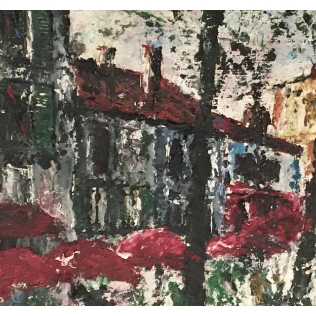 O. Ciaude, La place du marché, Oil on Canvas Board For Sale - Image 5 of 10